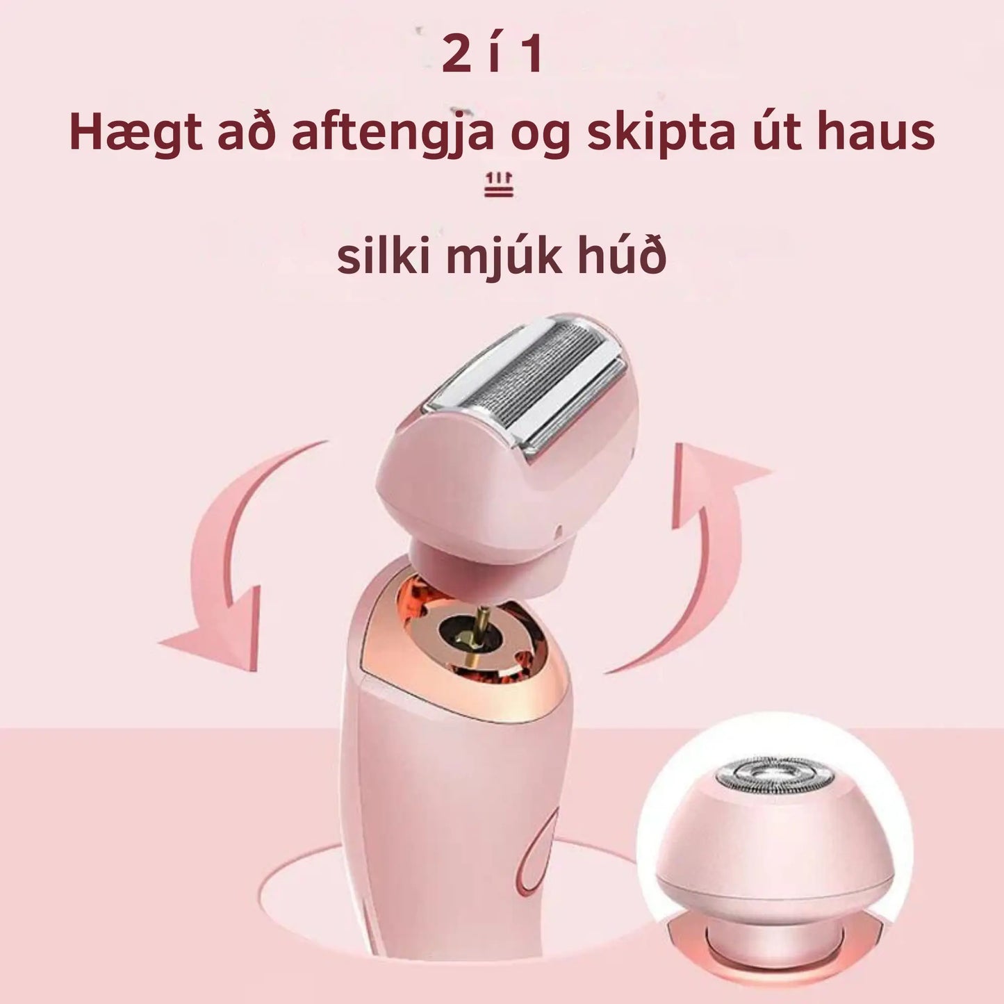 Silki - 2 í 1 Rakarinn - Snjall Tæki