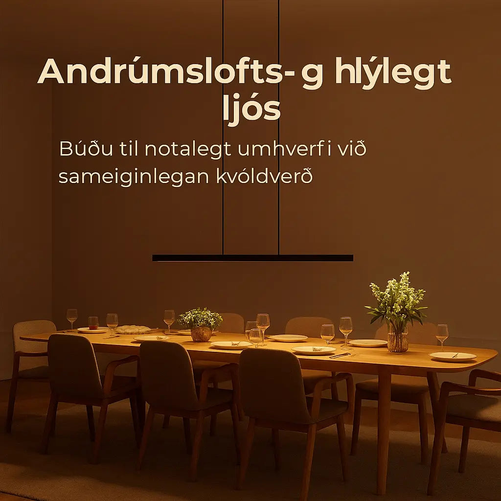 Calimera hönnunar hangandi LED-ljós – dimmanlegt, hæðarstillt & appstýrt Snjall Tæki