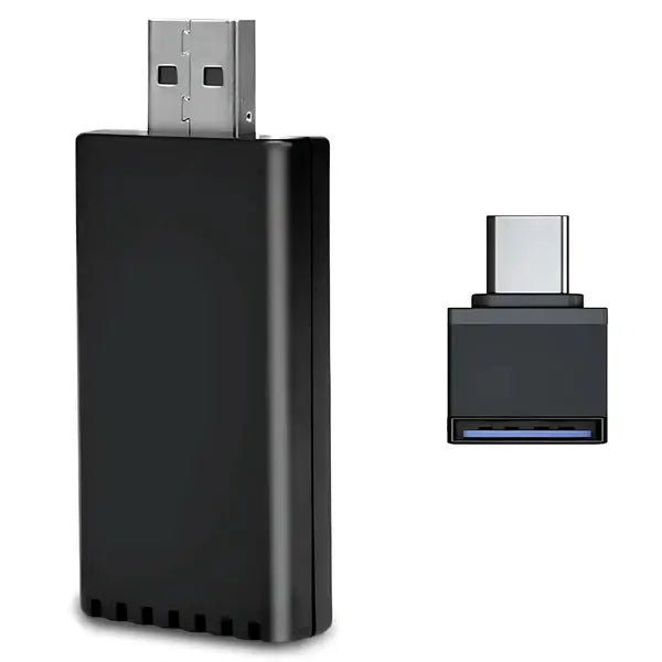 Þráðlaus CarPlay USB A/C Tengibúnaður – Fljótleg og Auðveld Tenging í Bílnum Snjall Tæki