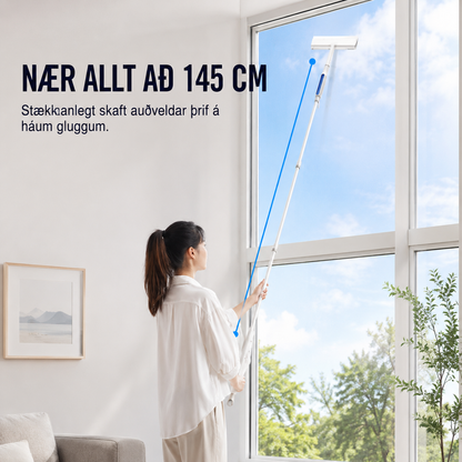 Gluggahreinsa Með Úða ( stækkanlegt í 145 cm )