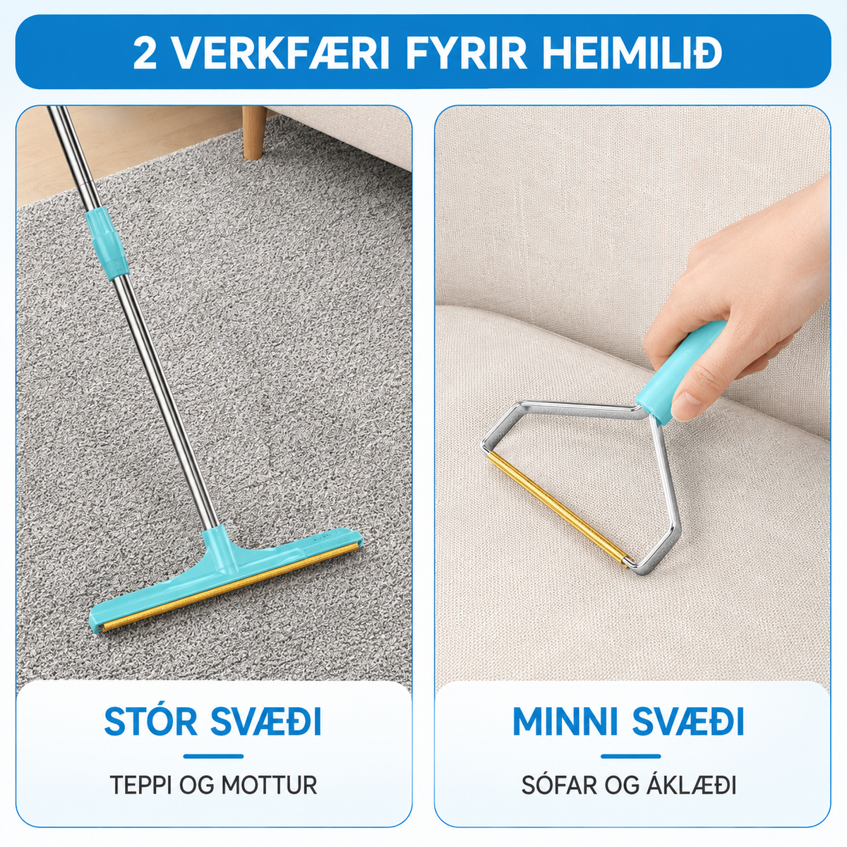Loðhreinsir ( 2 fyrir 1 )