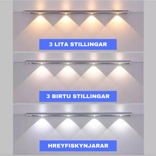 Þráðlaus LED-Ljós - 50cm - Snjall Tæki