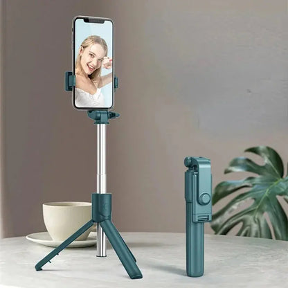 Síma Tripod - Með Ljósi og Takka - Snjall Tæki