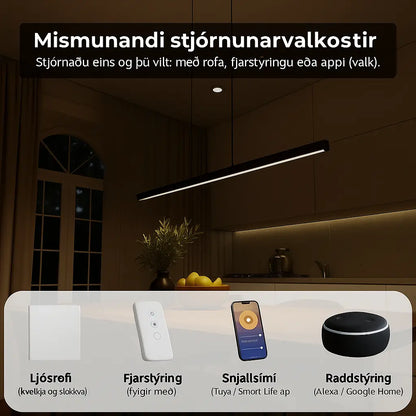 Calimera hönnunar hangandi LED-ljós – dimmanlegt, hæðarstillt & appstýrt Snjall Tæki