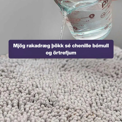 Gólfmotta fyrir Hunda – Dregur í sig Mó og Bleytu af Pörtum 🐾 Vatnsheld og Auðhreinsanleg Snjall Tæki