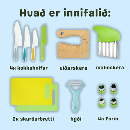 Barna Eldhússett - Snjall Tæki