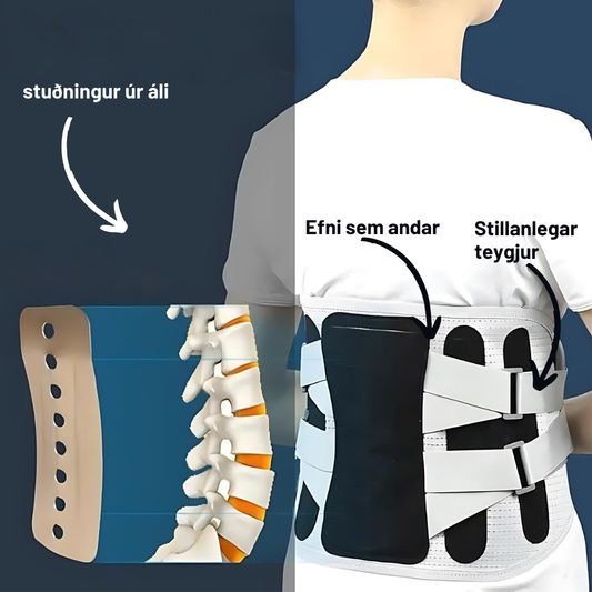 Mittis Stuðningur - Fyrir bak og mittisvöðva