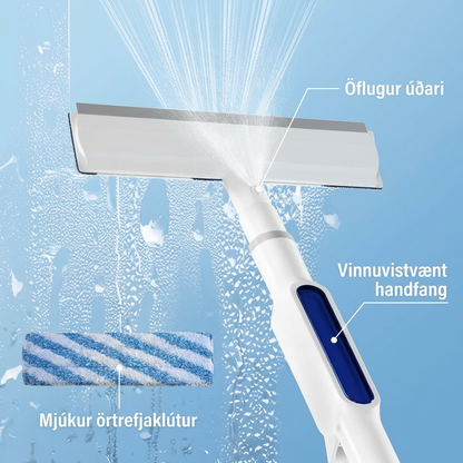 Gluggahreinsa Með Úða ( stækkanlegt í 145 cm )