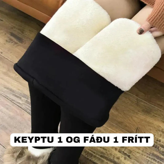Vetrar Leggings - Með þykku og þægilegu efni - Snjall Tæki