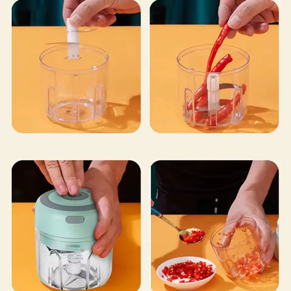 Mini Automatic Veggie Chopper Snjall Tæki
