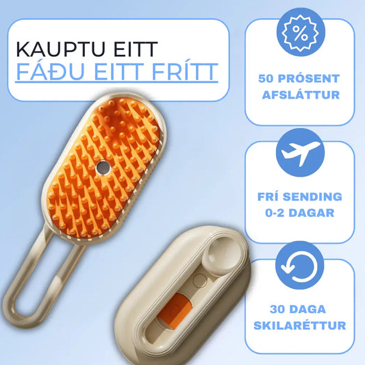 Gæludýra Gufubursti - Snjall Tæki